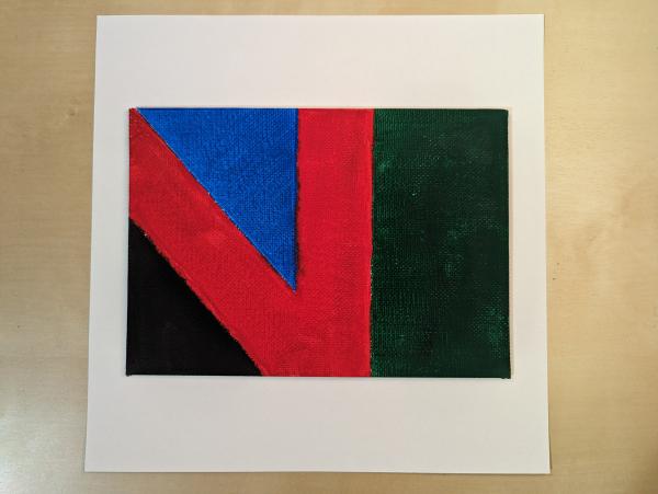Hard Edge Line Hard-Edge Painting - The San Fernando Valley Sun